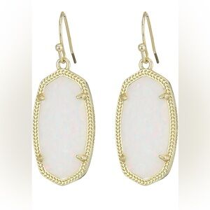 Kendra Scott DANI Earrings white/gold